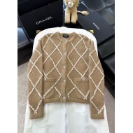 CHANEL 24N Coco series pure cashmere cardigan