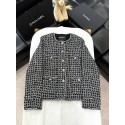 CHANEL 25C Houndstooth Woven Chanel Style Jacket CHANEL 25C Houndstooth Woven Chanel Style Jacket