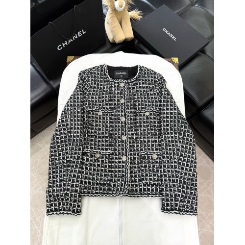CHANEL 25C Houndstooth Woven Chanel Style Jacket CHANEL 25C Houndstooth Woven Chanel Style Jacket