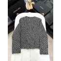 CHANEL 25C Houndstooth Woven Chanel Style Jacket CHANEL 25C Houndstooth Woven Chanel Style Jacket