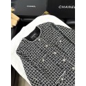 CHANEL 25C Houndstooth Woven Chanel Style Jacket CHANEL 25C Houndstooth Woven Chanel Style Jacket