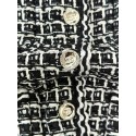 CHANEL 25C Houndstooth Woven Chanel Style Jacket CHANEL 25C Houndstooth Woven Chanel Style Jacket