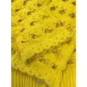 CHANEL 25C Openwork Woven Cardigan - Yellow CHANEL 25C Openwork Woven Cardigan - Yellow