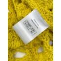 CHANEL 25C Openwork Woven Cardigan - Yellow CHANEL 25C Openwork Woven Cardigan - Yellow