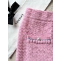 CHANEL 25P Pearl Ribbon Skirt - Pink CHANEL 25P Pearl Ribbon Skirt - Pink