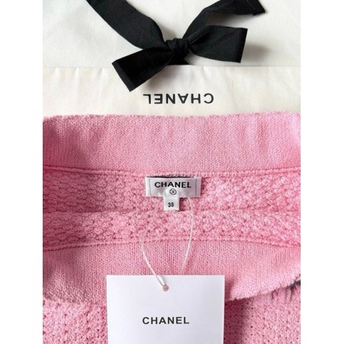 CHANEL 25P Pearl Ribbon Skirt - Pink CHANEL 25P Pearl Ribbon Skirt - Pink