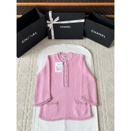 CHANEL 25P Pearl Web Top - Pink