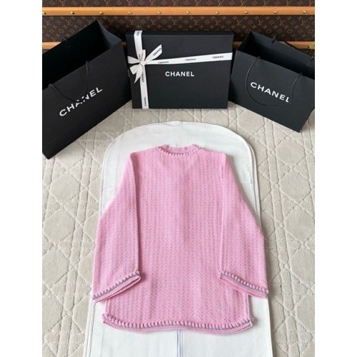 CHANEL 25P Pearl Web Top - Pink CHANEL 25P Pearl Web Top - Pink