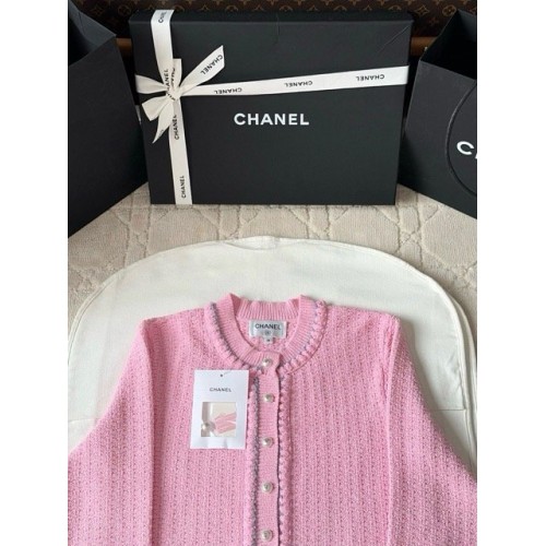 CHANEL 25P Pearl Web Top - Pink CHANEL 25P Pearl Web Top - Pink