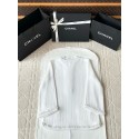 CHANEL 25P Pearl Web Top - White