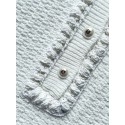 CHANEL 25P Pearl Web Top - White