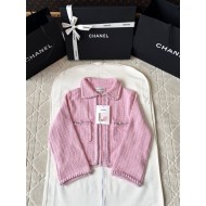 CHANEL 25P Woven Cardigan - Pink 