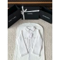 CHANEL 25P Woven Cardigan - White CHANEL 25P Woven Cardigan - White