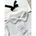 CHANEL 25P Woven Cardigan - White CHANEL 25P Woven Cardigan - White
