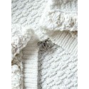 CHANEL 25P Woven Cardigan - White CHANEL 25P Woven Cardigan - White