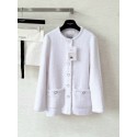 CHANEL 25S Braided Long Double Pocket Coat CHANEL 25S Braided Long Double Pocket Coat