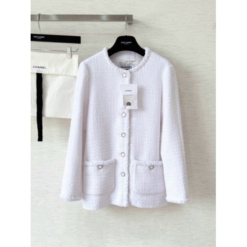 CHANEL 25S Braided Long Double Pocket Coat