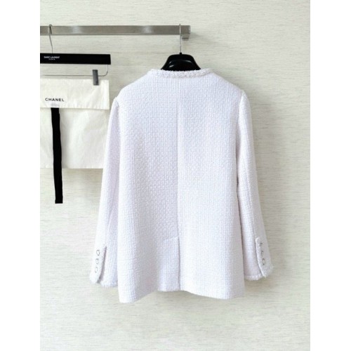 CHANEL 25S Braided Long Double Pocket Coat