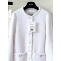 CHANEL 25S Braided Long Double Pocket Coat CHANEL 25S Braided Long Double Pocket Coat