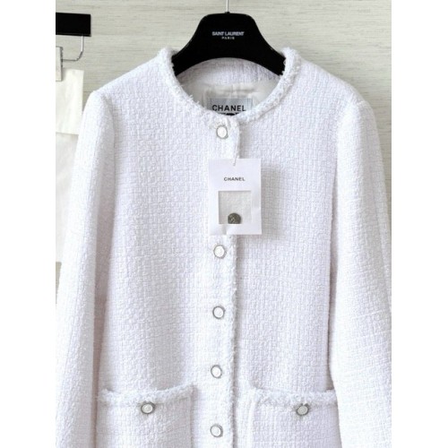 CHANEL 25S Braided Long Double Pocket Coat CHANEL 25S Braided Long Double Pocket Coat