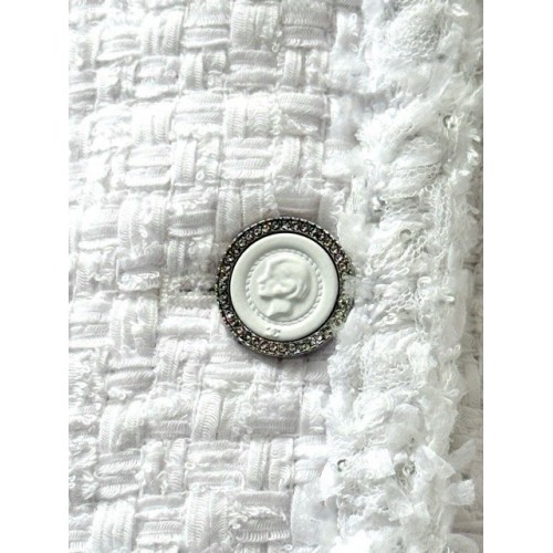 CHANEL 25S Braided Long Double Pocket Coat CHANEL 25S Braided Long Double Pocket Coat