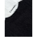 CHANEL 25S Feather Cardigan - Black