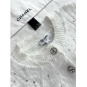 CHANEL 25S Feather Cardigan - White CHANEL 25S Feather Cardigan - White