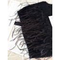 CHANEL 25S Feather Vest - Black