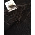 CHANEL 25S Feather Vest - Black