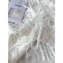 CHANEL 25S Feather Vest - White CHANEL 25S Feather Vest - White