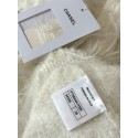 CHANEL 25S Feather Vest - White CHANEL 25S Feather Vest - White