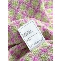 CHANEL 25S Ruffle Collar Check Braided Short Sleeve - Pink CHANEL 25S Ruffle Collar Check Braided Short Sleeve - Pink