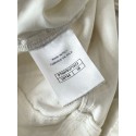 CHANEL 25S Scale Beaded Tassel White Jeans