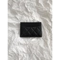 CHANEL Card Holder - Black Caviar