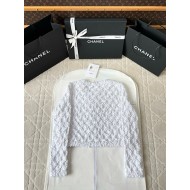 CHANEL Cotton Cardigan - Blue