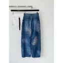 CHANEL Feather Leaf Rhinestone Jeans Cost CHANEL Feather Leaf Rhinestone Jeans Cost