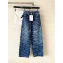 CHANEL Pearl Printed Jeans - Blue CHANEL Pearl Printed Jeans - Blue