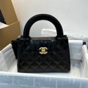 CHANEL Small Kelly Handbag - Black Calfskin