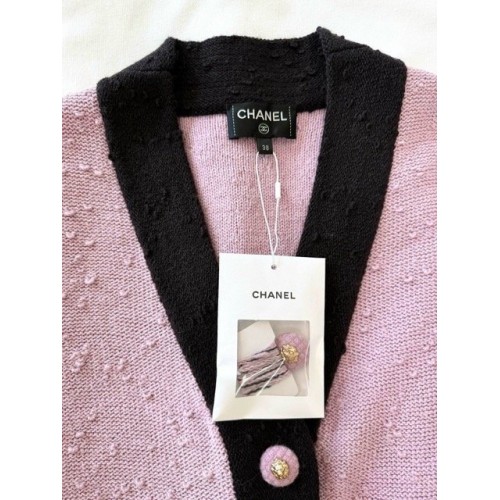 CHANEL2024FW Sleeveless Cardigan - Pink CHANEL2024FW Sleeveless Cardigan - Pink