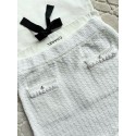 CHANEL25P Pearl Ribbon Skirt - White CHANEL25P Pearl Ribbon Skirt - White