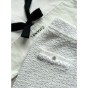 CHANEL25P Pearl Ribbon Skirt - White CHANEL25P Pearl Ribbon Skirt - White