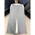 DIOR 2024FW Embroidered Grey Sweatpants
