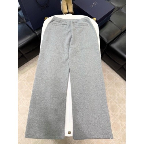 DIOR 2024FW Embroidered Grey Sweatpants