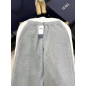 DIOR 2024FW Embroidered Grey Sweatpants