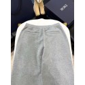 DIOR 2024FW Embroidered Grey Sweatpants