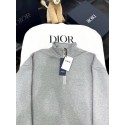 DIOR 2024FW Embroidered Grey Sweatshirt DIOR 2024FW Embroidered Grey Sweatshirt