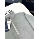 DIOR 2024FW Embroidered Grey Sweatshirt DIOR 2024FW Embroidered Grey Sweatshirt