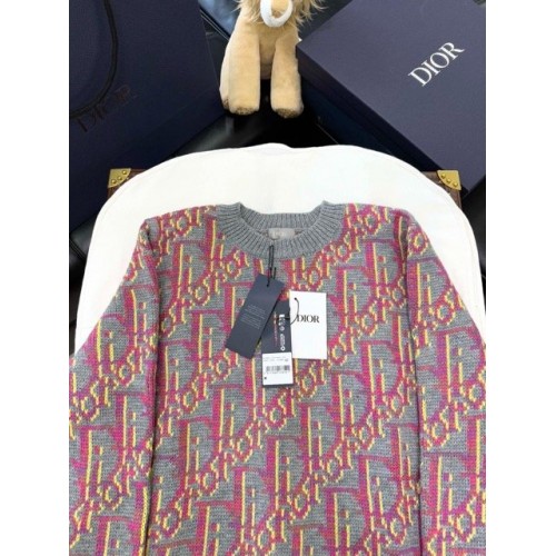 DIOR 2024FW Monogram Knitted Sweater DIOR 2024FW Monogram Knitted Sweater