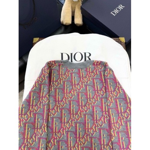 DIOR 2024FW Monogram Knitted Sweater DIOR 2024FW Monogram Knitted Sweater