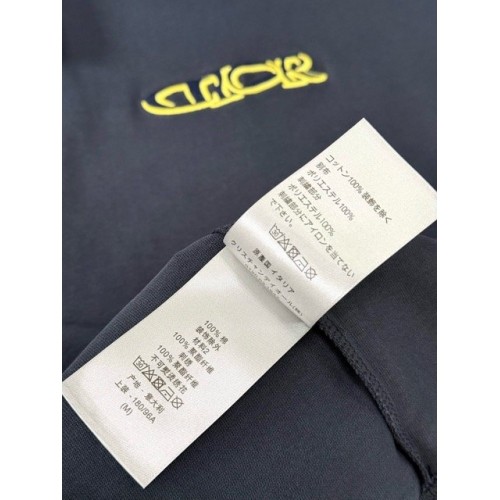 DIOR 2025SS Apple Snake Embroidery Round Neck Short Sleeve DIOR 2025SS Apple Snake Embroidery Round Neck Short Sleeve